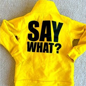 Nununu Say What yellow jacket